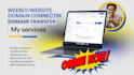 weebly website domain connection setup dns godaddy domain name transfer