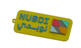 design custom keychain 3d model for 3d printing stl or obj
