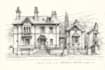 sketch houses and buildings