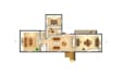 design high quality 3d house cross sections or cutaway views