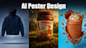 create custom ai posters with text high quality design