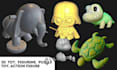 3d printable toy, 3d figurine, action figure, plush toy, puzzle toy, 3d statue