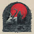 create a detailed dark art illustration