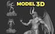 create your model 3d in zbrush and blender