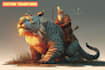create fantasy art, creatures and characters