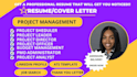 write a scrum master resume, pmo analyst,  and project director CV