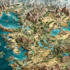 design custom fantasy map illustration 2d vector map