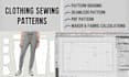 create clothing sewing pattern making pattern grading seamless pattern