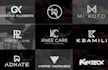 create a premium monogram, initial letters logo design