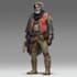 illustrate sci fi, star wars, mecha, sprite art