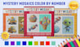 create mystery mosaic color by number book for adults