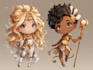 create adorable chibi artwork for commission