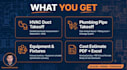 do mechanical hvac, plumbing takeoff and cost estimation
