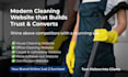 design a professional cleaning service wordpress website