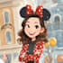 make a disney children cartoon illustration