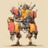create a sci fi robot and mecha concept art