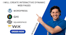 create and integrate custom dynamic web pages for squarespace wordpress ghl wix