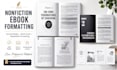 do non fiction ebook formatting journal design book cover paperback formatting