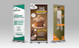 design promotional roll up banner, retractable, pull up banner