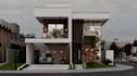 update 3d house facade,building elevation design,luxury villa rendering, balcony