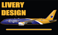 design professional airplane wrap, airplane livery design