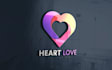 do modern timeless love logo design with copyrights