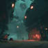 do sci fi horror and fantasy scene concept art illustrations