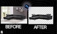 manually remove background from product images for ecommerce