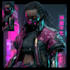 make cyberpunk character art