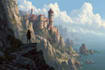 do fantasy landscapes and scenery art
