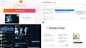 create a ai chatbot, ai website, and ai software