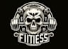 design custom skull gym fitness logo