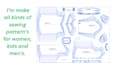 be your sewing pattern maker, pdf pattern, dxf pattern