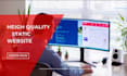 design and develop static responsive websites