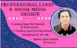 design profile logo for youtube, tiktok, or instagram