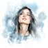 do digital watercolor   illustration