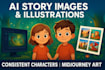 create unique ai generated images and illustrations using midjourney