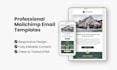 design professional mailchimp email template and newsletter