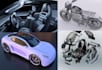 design 3d mechanical part 3d electric vehicle 3d automotive car model solidworks