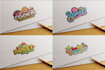 design ice cream, chocolate, sweets, treat, candy logo