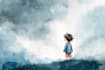 create watercolor children illustration