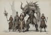 draw dnd character art and d and d character art