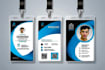 design modern id cards and badges