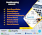 do bookkeeping for real estate, property in quickbooks, xero