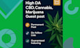 provide cbd cannabis and marijuana guest posts or backlinks
