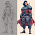 create superhero cartoon character
