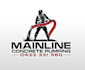 design pressure wash, welding, construction, concrete logo