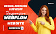 design, redesign, update or fix webflow website,webflow expert