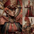 create a warhammer 40k space marine impression