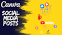 design canva social media posts and ads